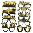 thumbnail image 5 of SHOWERORO 9Pcs Graduation Season Paper Eyeglasses Grad Party Photo Booth Props for Family Gatherings and Friend Parties, 5 of 8