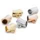 thumbnail image 5 of Paquete de 50 espaciadoras sueltas tubo gran agujero abalorios colgantes fornituras de joyería Astilla, 5 of 9
