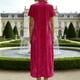 thumbnail image 5 of Vestido de Color Sólido Cuello Redondo de las Mujeres Terciopelo Cremallera Montado Suéter Mini Casual, Vestido Casual de las Mujeres, 5 of 7