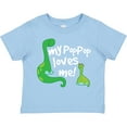 thumbnail image 3 of Inktastic My Pop Pop Loves Me Dinosaur Boys or Girls Toddler T-Shirt, 3 of 5