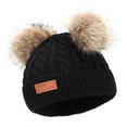 thumbnail image 4 of TISHITA Chapeau de Jardin Idéal Hiver Chaud pour Tout-Petit Enfant Bonnet Crochet, 4 of 8