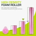 thumbnail image 2 of ProsourceFit High Density Foam Roller 36, 18, 12 - inches, 2 of 7