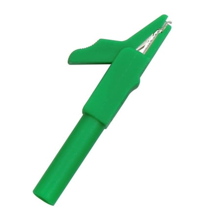 

Feiruifan 4mm Alligators Clip Compact Good Conductivity Lead-free Full Protective Copper Crocodile Clamp for Garage