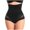 Black, variant on ICHUANYI Lace High Waist Women's Underwear Abdomen Shaping Large Hip Girdle Pants New Year Fashion