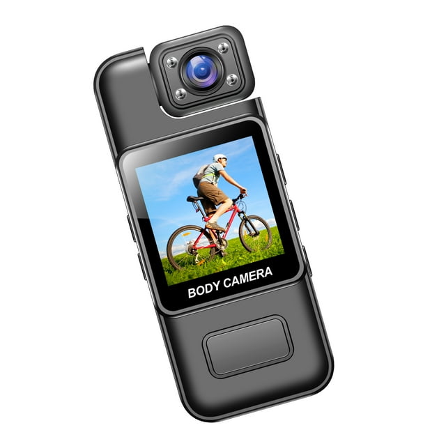 VIDEO VIDEO 1080P CAMARA PORTÁTIL CON AUDIO Y VIDEO Recordación de Clip Cámaras Videocomisión 180 Lente Rotativa de 1.54 Pulgadas Pantalla de Batería Incorporada Visión