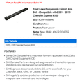 thumbnail image 2 of Front Lower Suspension Control Arm Bolt - Compatible with 2009 - 2019 Chevy Express 4500 2010 2011 2012 2013 2014 2015 2016 2017 2018, 2 of 2