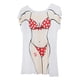 thumbnail image 1 of Impreso Fancy Woman Dress Beach Party Camiseta Traje de baño 9 Diseños Colcomx cubrir el cuerpo del bikini, 1 of 8