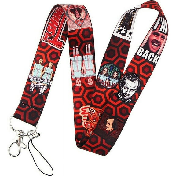 Anime Source Stephen King's The Shining Novel Book Movie Horror Character Lanyard Keychain ID Badge Holder