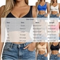 thumbnail image 3 of Njagoc3 Cotton Sports Bras for Women V Neck Solid Color Bra Hook Closure Bra Breathable Daily Bra, 3 of 6