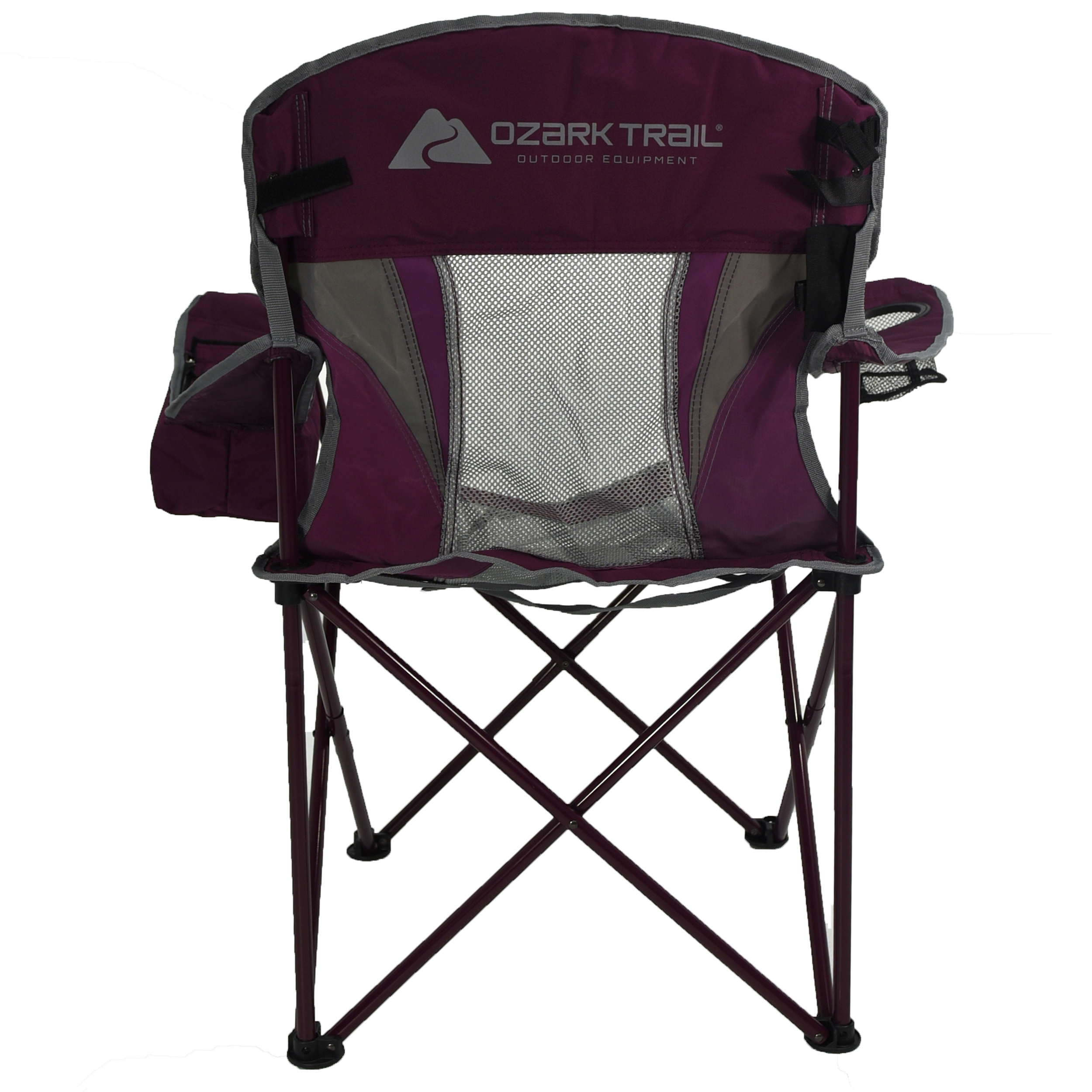 Ozark Trail Oversized Mesh Chair with Cooler, Purple, Adult - image 2 of 9