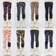 thumbnail image 4 of Pantalones de terciopelo con estampado de estrellas para niñas, mallas cálidas gruesas, para otoño e invierno, 4-13 años, 4 of 4