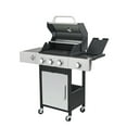 thumbnail image 6 of 3 Burner Propane Gas Grill with Side Burner, Stainless Steel 37230 BTU BBQ Grill with Cover & Hooks, Thermometer, Perfect for Patio/Backyard/Camping/Outdoor Cooking, 6 of 8