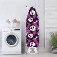 thumbnail image 4 of HELLHERO Ironing Board Protector 15x54 Inches One-Piece Cover Skull Easy to Fold Fastener Straps with Quick Install & Hook and Loop Fastener Strap Dust Cover, 4 of 6