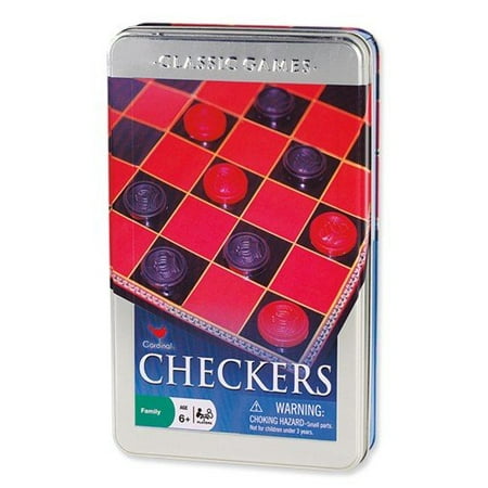 Cardinal Games - Checkers in a Tin