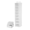 Honey Can Do 8Shelf Hanging Organizer with 2 Drawers, Multiple Colors