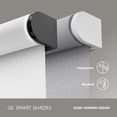 thumbnail image 6 of GE Smart Shade, Motorized Window Blind with Matter & Remote Control, White Hardware, Blackout Grey Fabric, Quiet Operation, 38” Width, Adjustable Length, 1 Shade, 6 of 12