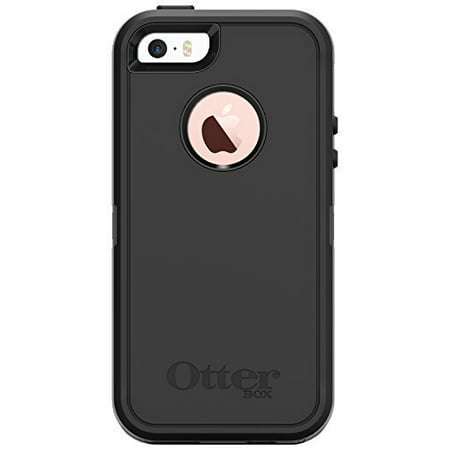OtterBox Defender Case for Apple iPhone 5/5s/SE - Black (Case Only, No (Best Deal On Otterbox)