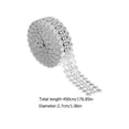 thumbnail image 2 of UPOUART Rhinestone Wrap Plata Para Bodas Y Celebraciones Con Fácil Y, 2 of 8