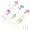 thumbnail image 2 of Medusas artificiales para acuario, medusas de simulación brillantes de silicona para decoraciones de peceras, 2 of 5