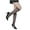 B, variant on Luxalzxs Women's Fishnet Knee High Stockings Hollow Out Black Lace Sheer Mesh Calf Socks