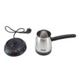 thumbnail image 1 of Cafetière turque à long manche amovible, bouilloire électrique en acier inoxydable pour thé et lait, 500 ml, 1 of 4