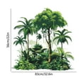 thumbnail image 2 of RKSTN Simulation Green Plant Stickers, Coconut Tree Landscaping Wall Stickers, Self-Adhesive Wallpaper, 2 of 5
