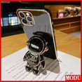 thumbnail image 3 of Lujo Galvanizado Suave Silicona Multifuncional Correa Para El Cuello Colgante Funda Para Teléfono Motorola Moto G20 G30 G42 G52 G82 G71S G10 G53 G60 G40F G60S G73 G13 G23 G50 Stronaut Astronau, 3 of 4