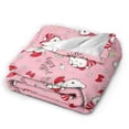 thumbnail image 3 of Hello Kitty Blanket, Super Soft Throw Blanket, Cozy Flannel Blankets For Boys Girls, Warm Blankets For Couch Sofa Bed, 60"X50", 3 of 9