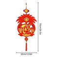 thumbnail image 3 of Chinese New Year Decorations 2025, Vietnamese Chinese Knot Pendant "Daofu" Hanging Ornaments Lunar New Year Decoration Spring Festival Pendants for Home Office Car Tree Decor, 3 of 6