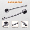 thumbnail image 6 of Maxpeedingrods Suspension 2 Pcs Front Lower Control Arm Radius Rod for Infiniti Q45 1997-2001, 6 of 9