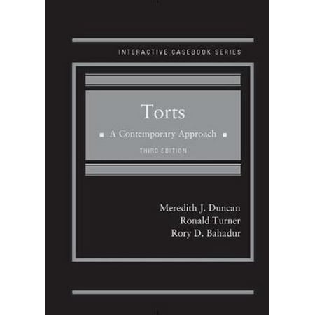UPC: 9781640200708 | TORTS A CONTEMPORARY APPROACH
