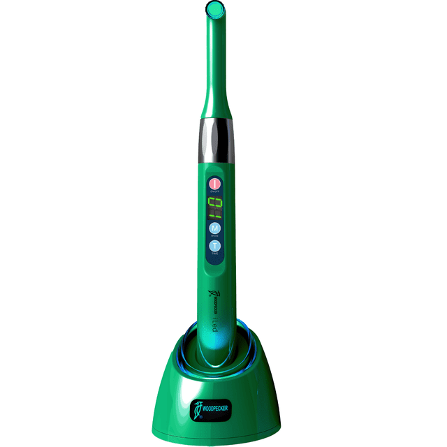 Lampara De Fotocurado Dental I- Led De 1 Segundo Woodpecker Inalámbrica Color Verde