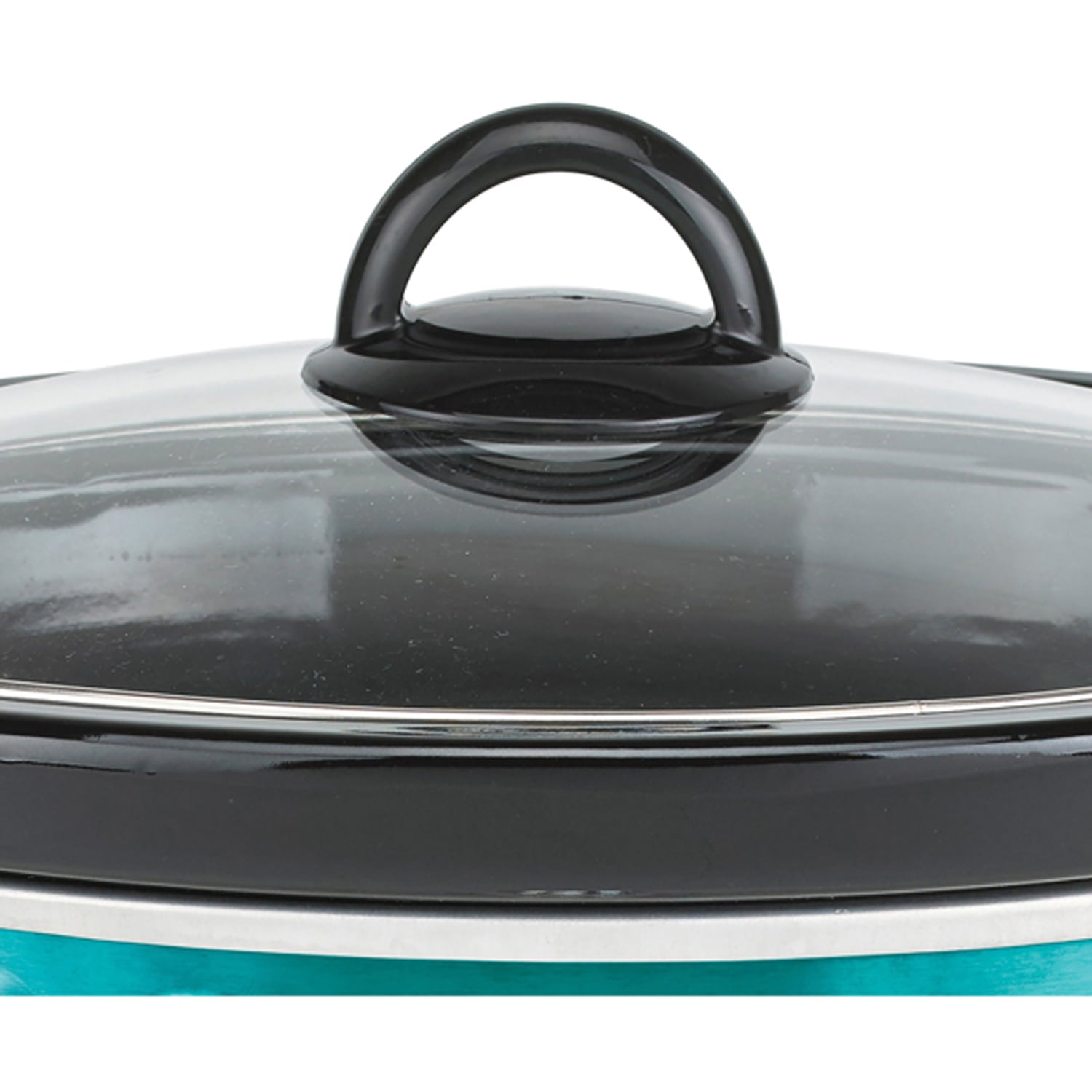 Brentwood Scallop Pattern 4.5 qt Slow Cooker, Blue