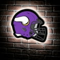 thumbnail image 2 of Minnesota Vikings LED Rectangle Tabletop Sign, 2 of 5