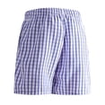 thumbnail image 2 of Lmnyox Mens Quick Dry Beach Shorts Vintage Casual Striped Shorts Lightweight Elastic Waist Drawstring Summer Shorts, 2 of 5