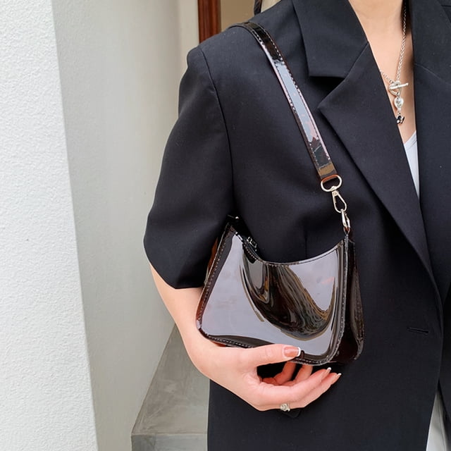 Bolso de hombro de PVC transparente, de compras informal para mujer, de mano para mujer, vagabundos para viajar