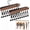 Vintage*2, variant on Wooden Closet Organizer with 10 Clips, Space-Saving Hanger for Hats Socks Scarves Pants, 360° Rotating Hook, Multifunctional Storage for Bedroom Entryway