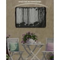 thumbnail image 6 of Outdoor TV Cover 70 to 75 Inch Weatherproof, Rustic Forest Bear Silhouette Waterproof TV Screen Protector for Outside Decor with Zipper and Pocket 68"L x 42"H , Black Gray Farmhouse Country, 6 of 7