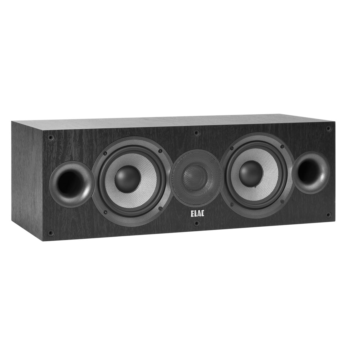 ELAC C5.2 Debut 2.0 Center Channel Speaker (Black Ash Vinyl)