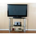 thumbnail image 2 of RTA Home and Office TVM-0042 42 in. Glass and Aluminum Extra Tall TV Wall unit TV Stand, 2 of 2