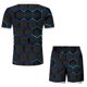 thumbnail image 5 of Retro 3D Printing Zipper Hombres Primavera y otoño Camiseta Traje Traje deportivo Pompotops oipoqjl44956, 5 of 5
