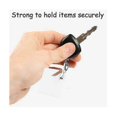 thumbnail image 4 of 100 Pcs Key Tags White Plastic Hanging Tags With Metal Snap Hooks, Tags For Slotted Key Cabinets Bo, 4 of 5