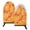 Bright Orange Oranges, variant on Fun Fish Mouth Oven Mitts 9.5x5.7in Cotton Pot Holders Heat Resistant Grill Gloves for Kitchen BBQ Decor Blue Striped Pattern