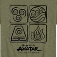 thumbnail image 3 of Avatar - The Last Airbender - Four Elements - Youth Short Sleeve Graphic T-Shirt, 3 of 5