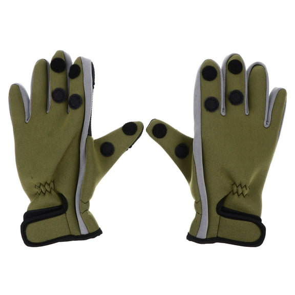 Snow Ridding Gloves Mens Gloves Men's Gloves Warm Gloves Miss 24X11X1CM Green