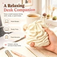 thumbnail image 6 of Dumpling Squishies, Squishies Squeeze Dumpling Block, Dumpling Stress Relief Soft Toy, Unbreakable Dumpling Figurine Simulation Dumpling Food Squeeze, 6 of 6