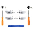 thumbnail image 1 of Parachoques Reemplazo LB RB Triggers Botones Las piezas se ajustan como originales con el kit de reparación de destornilladores T6 T8 Compatible con el controlador Xbox One Elite Adepaton 2033437, 1 of 9