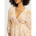 thumbnail image 5 of Jessica Simpson Women's Luella Smocked V-Neck Mini Dress, Sizes XS-XL, 5 of 6
