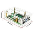 thumbnail image 5 of Acrylic Case Box for RaspberryPi5 Optional Cooling Fan Enclosure Heatsinks, 5 of 19