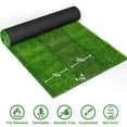 thumbnail image 3 of Goasis Lawn Artificial Grass Rug 13x90 FT, 0.8" Pile Height Zebra Stripe Synthetic Grass Mat with Drainage Holes, 3 of 7